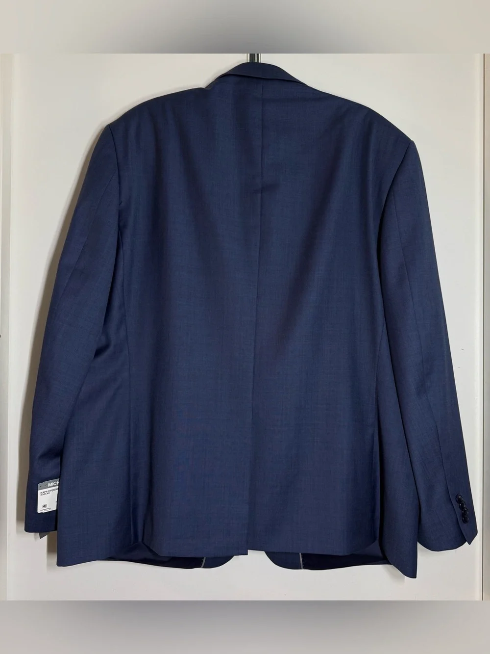 Michael Kors Kaplan Navy Blue Classic Two-Button Blazer